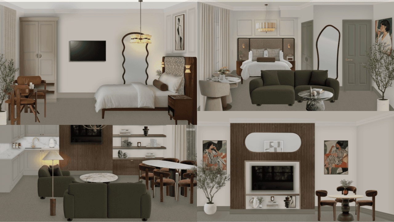 Earl's Court Serviced Apartments Hero Collage