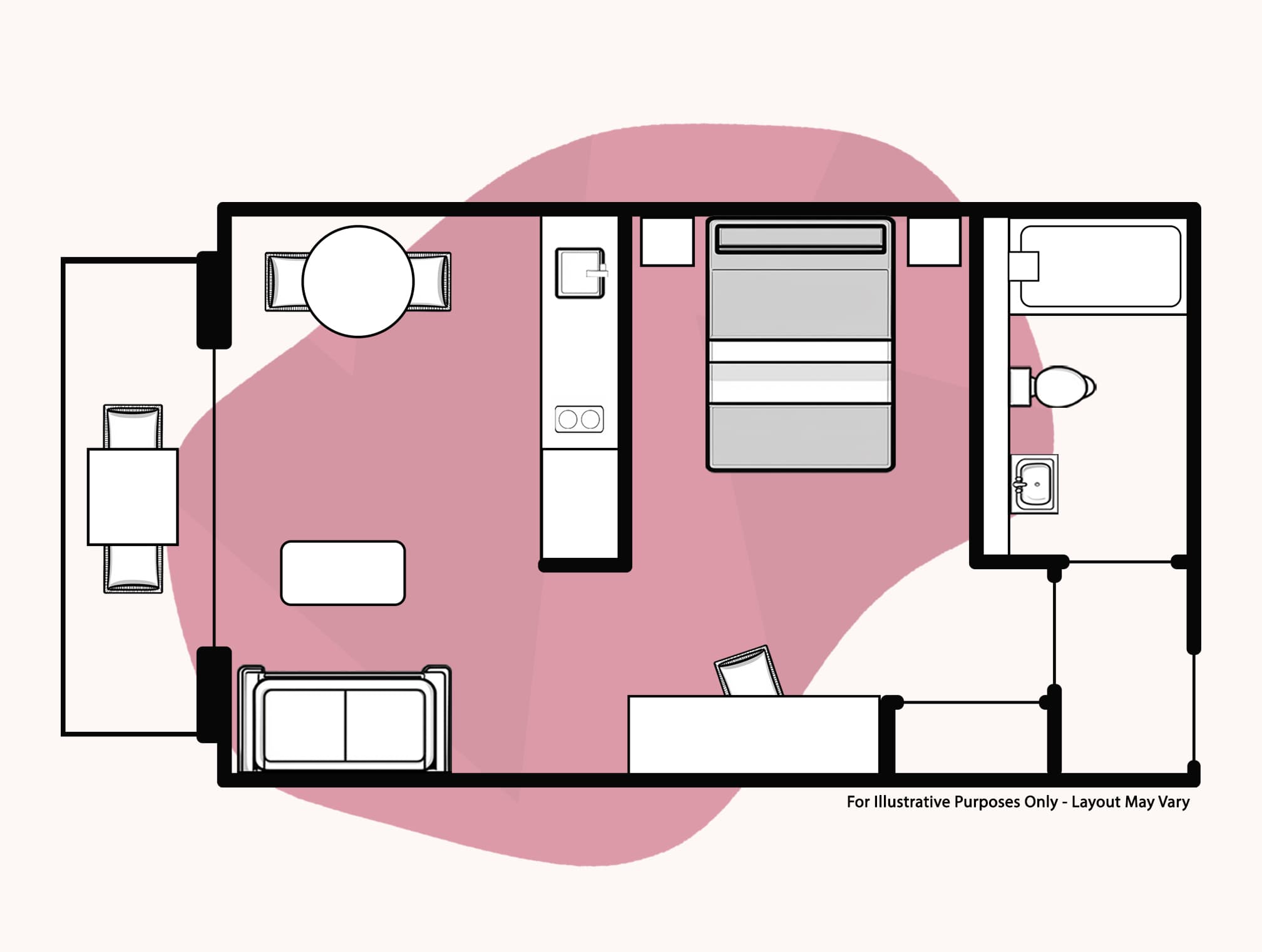 Open 1 bed Milton Keynes Serviced Apartment