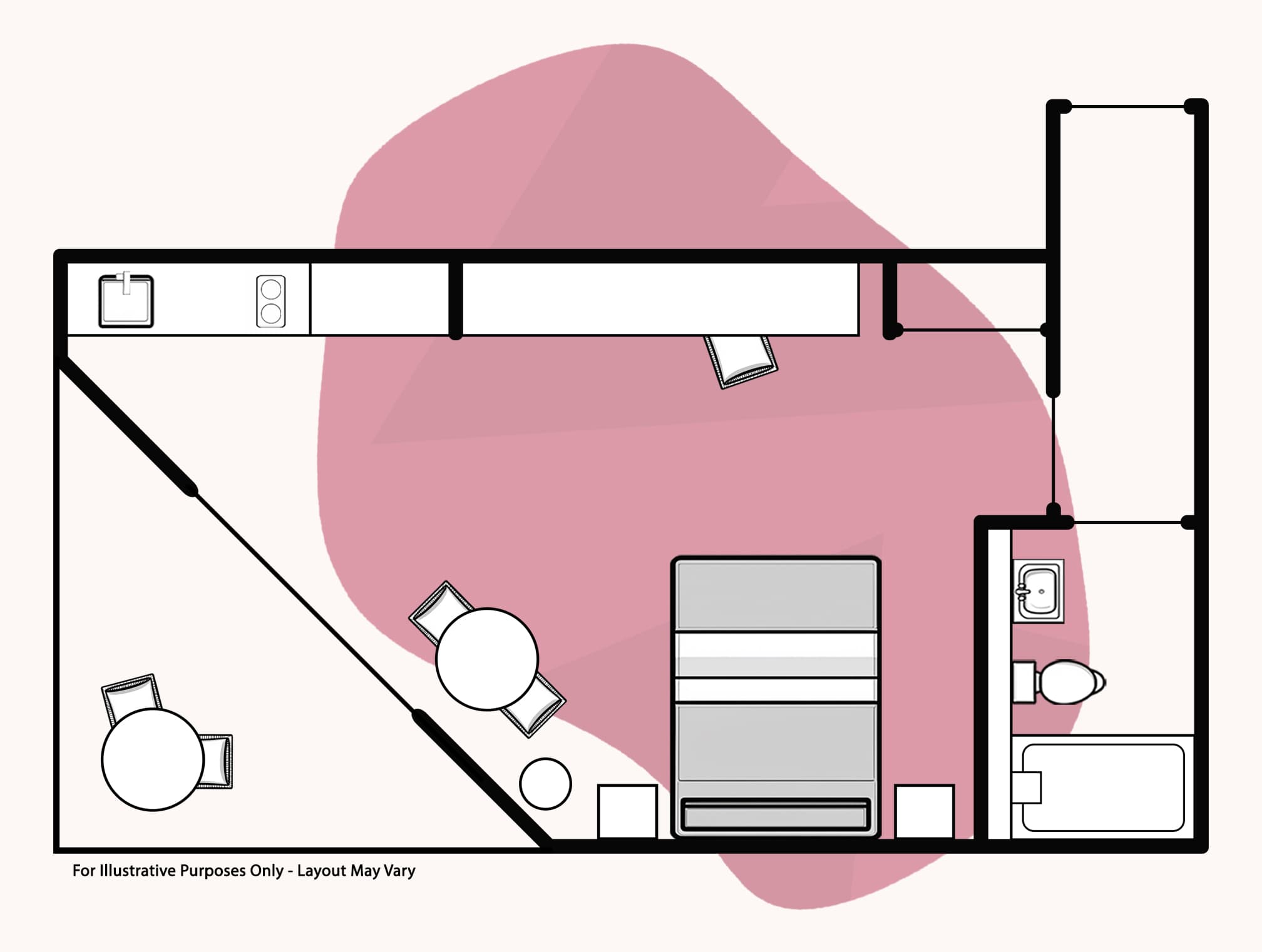 Studio with Balcony - MK 42 Done - Final