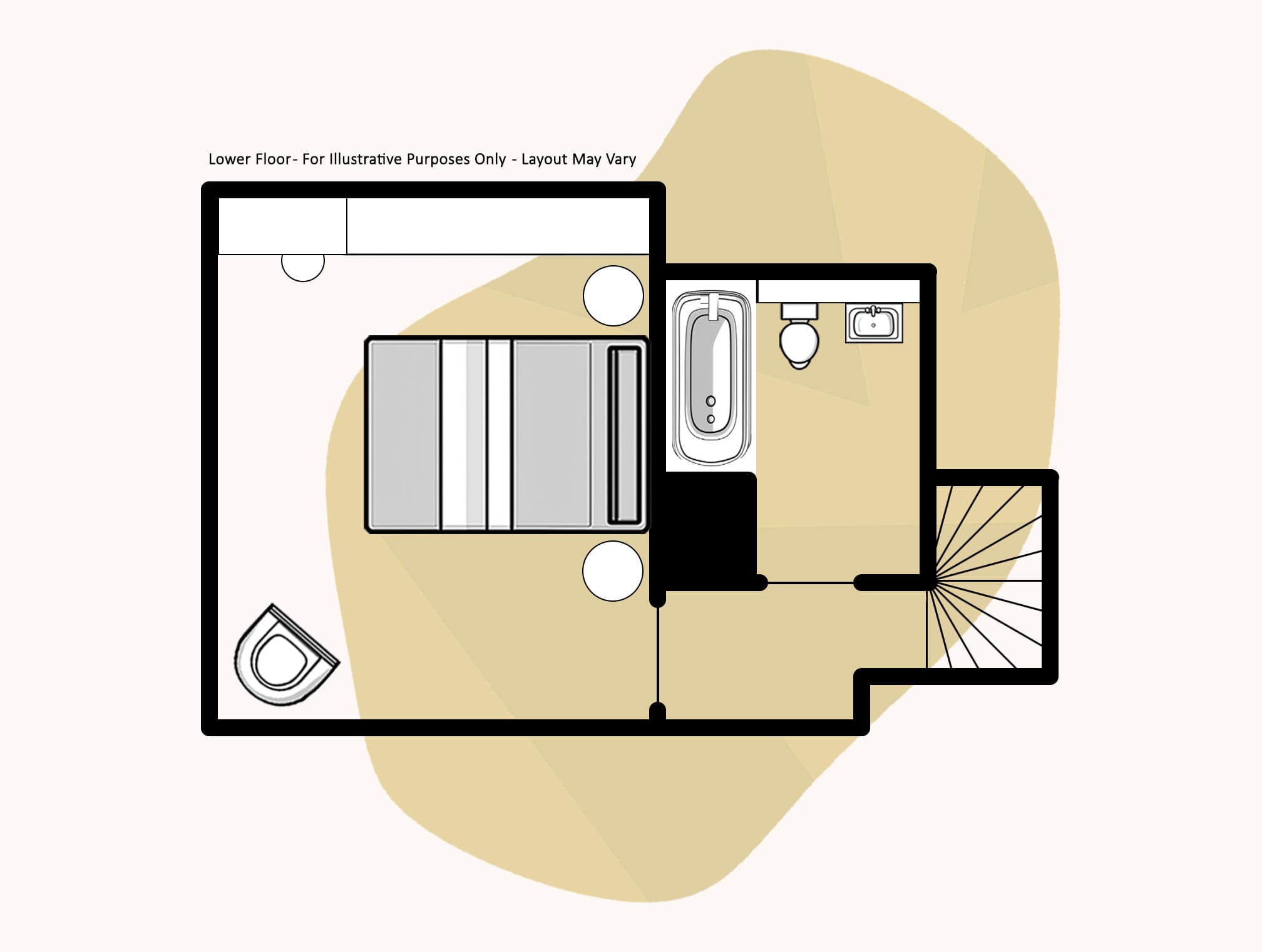 Tower-of-London-1-Bedroom-Executive-Duplex-Apartment-Lower-Final