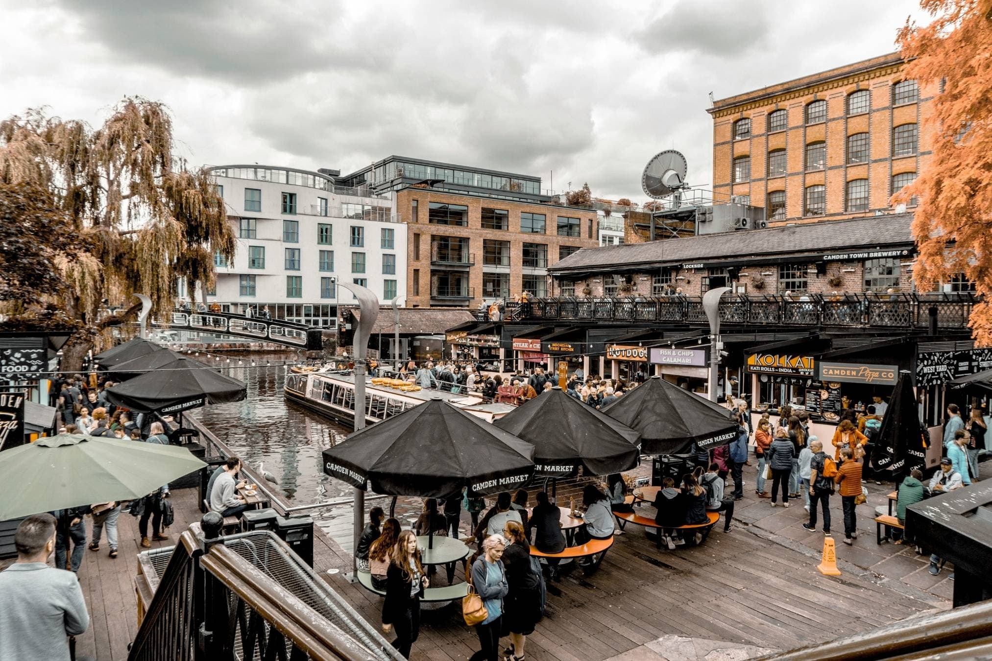 Best food at Camden Market: Hawley Wharf