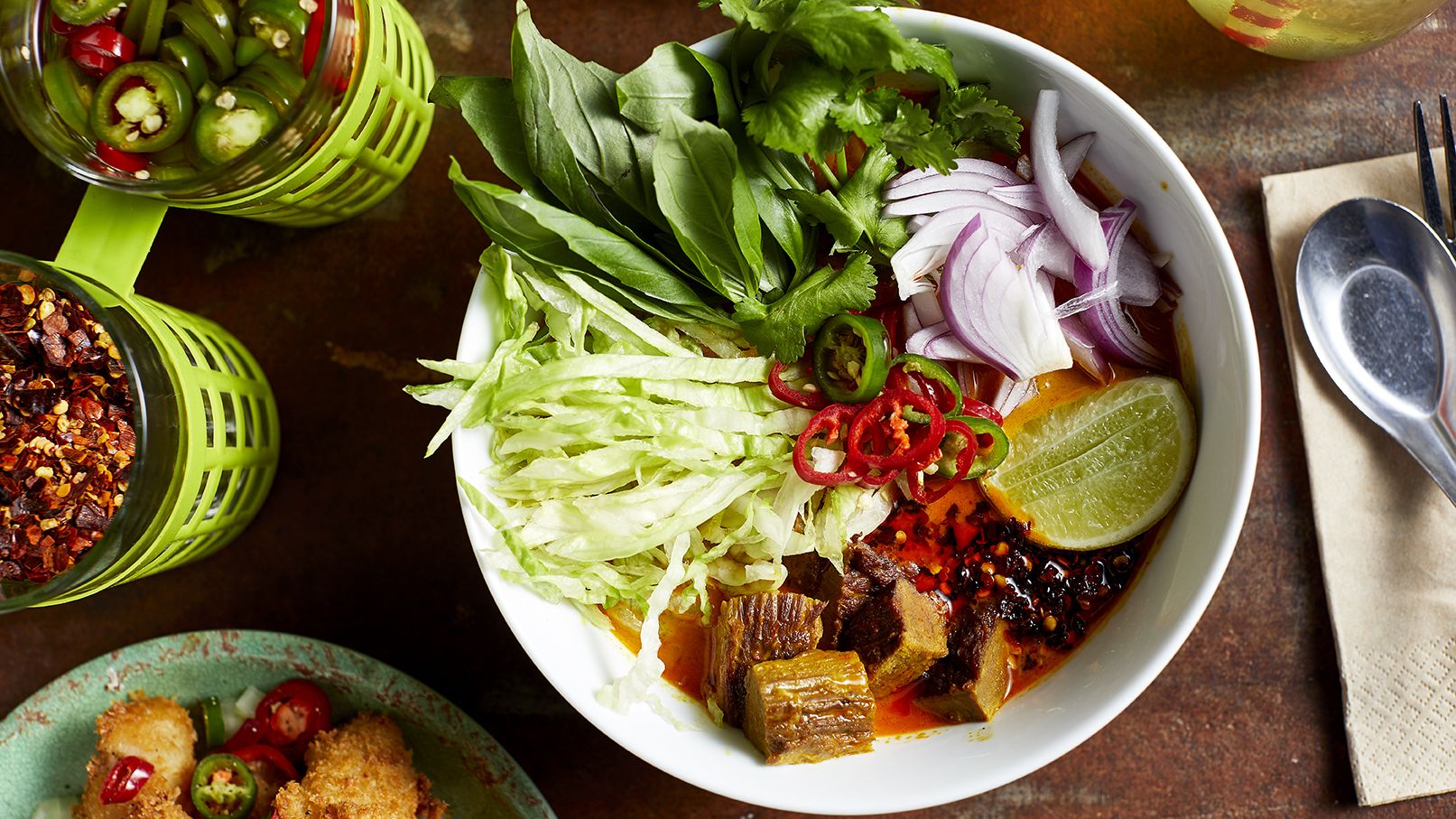 Bowl of Thai food